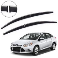 Ford Focus 3 2012-2018 Krom Çıtalı Cam Rüzgarlığı