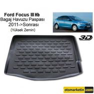 Ford Focus 3 Hb Yüksek Zemin 2011 Sonrası Bagaj Havuzu