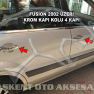 Ford Fusion 2002 Üzeri Paslanmaz Çelik 4 Kapı Krom Kapı Kolu
