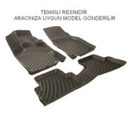 Ford Mondeo 2007-2014 Siyah 3D Havuzlu Paspas