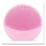 Forever Titreşimli Pembe Silikonlu Yüz Temizleme Masaj Aleti
