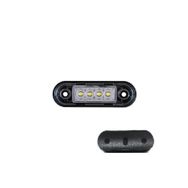 Formplas FR0170-L-W Lastikli Krom Boru Tipi 4 Ledli 83 mm 12V-24V Beyaz Parmak Lamba