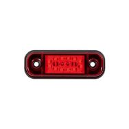 Formplas FR0175-R Kırmızı Oval 12 Ledli 86 mm 12V-24V Parmak Lamba