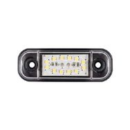 Formplas FR0175-W Beyaz Oval 12 Ledli 86 mm 12V-24V Parmak Lamba