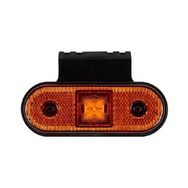 Formplas FR0193-Y Sarı Oval İşaret Braketli 4 115 mm 12V-24V Ledli Lamba