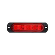 Formplas FR0272-R Kırmızı Mercekli Cam 6 Ledli 114 mm 12V-24V Parmak Lamba