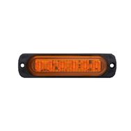 Formplas FR0272-Y Sarı Mercekli Cam 6 Ledli 114 mm 12V-24V Parmak Lamba