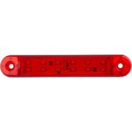 Formplas FR0304-R Kırmızı Çift Sıra 12 Ledli 130 mm 12V-24V Parmak Lamba