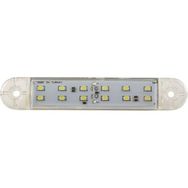 Formplas FR0304-W Beyaz Çift Sıra 12 Ledli 130 mm 12V-24V Parmak Lamba