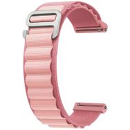 Forzacase Amazfit Pace/Pace 2 FC156 Pembe için Kancalı Kumaş Kordon
