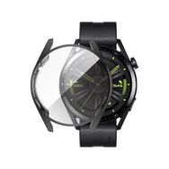 Forzacase Huawei Watch Gt 3 46mm İle Uyumlu Önü Kapalı Ekran Korumalı Silikon Kılıf - Fc010 Siyah