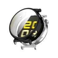 Forzacase Huawei Watch GT5 41mm ile uyumlu Önü Kapalı Ekran Korumalı Silikon Kılıf - FC010 (Siyah)