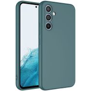 Forzacase Samsung Galaxy A24 Liquid Serisi İçi Kadife Lansman Silikon Yeşil Cep Telefonu Kılıfı
