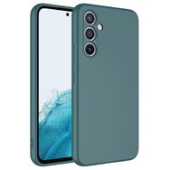 Forzacase Samsung Galaxy A54 Liquid Serisi İçi Kadife Lansman Silikon Kırmızı Cep Telefonu Kılıfı