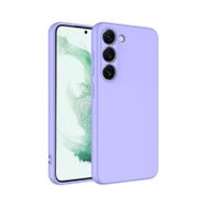 Forzacase Samsung Galaxy S23 Liquid Serisi İçi Kadife Lansman Silikon Lila Cep Telefonu Kılıfı