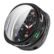 Forzacase Samsung Galaxy Watch 8 40mm ile uyumlu Önü Kapalı Ekran Korumalı Silikon Kılıf - FC010 (Siyah)