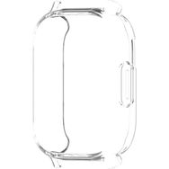 Forzacase Xiaomi Redmi Watch 5 Lite ile uyumlu Önü Kapalı Ekran Korumalı Silikon Kılıf - FC010 (Şeffaf)