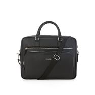 Fossil 01FS2060 Siyah Erkek Suni Deri Laptop Çantası