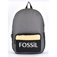 Fossil 9504 Gri Çok Gözlü Günlük Seyahat Unisex Sırt Okul Çantası