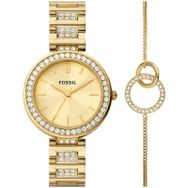 Fossil FBQ3903SET Kadın Kol Saati ve Bileklik Seti
