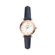 Fossil Fes4502 Lacivert Deri Kordon Kadın Kol Saati