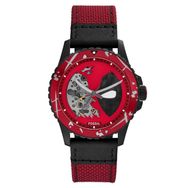 Fossil FLE1196SET Marvel Limited Edition Deadpool Erkek Kol Saati