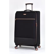 Fossil FSL027 Ultra Light Siyah Büyük Kumaş Valiz