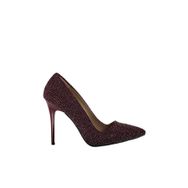 Fox Shoes 8922151902 Bordo Süet Topuklu Ayakkabı