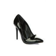 Fox Shoes 8922151908 Siyah Rugan Topuklu Ayakkabı