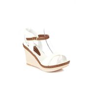 Fox Shoes 9674040209 Beyaz Dolgu Topuklu Ayakkabı