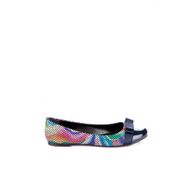 Fox Shoes 9726019507 Lacivert-Renkli Babet