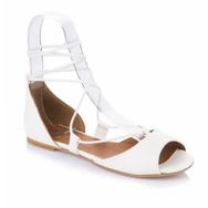 Fox Shoes 9726547309 Beyaz Kadın Sandalet