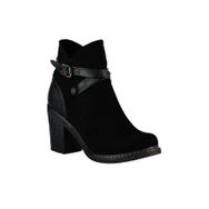 Fox Shoes A674150702 Siyah Süet Kadın Bot