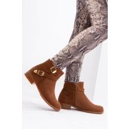 Fox Shoes A726193402 Taba Altın Kadın Bot