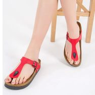 Fox Shoes B777731009 Kırmızı Kadın Terlik