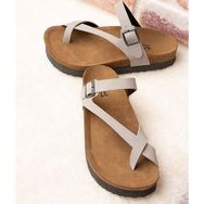 Fox Shoes B777753002 Gri Kadın Terlik