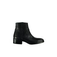 Fox Shoes C667015103 Siyah Deri Kadın Bot