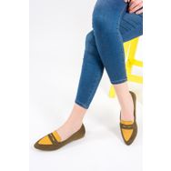 Fox Shoes D290092602 Hardal Kadın Babet