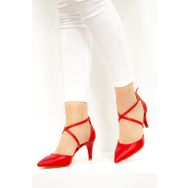 Fox Shoes D654054809 Kırmızı Kadın Topuklu Ayakkabı