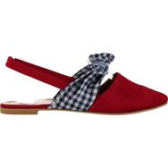 Fox Shoes D726603002 Kırmızı Lacivert Kadın Babet