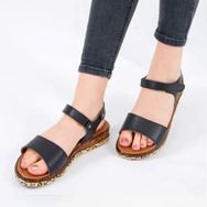 Fox Shoes F288061309 Siyah Kadın Sandalet