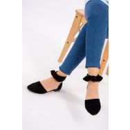 Fox Shoes H726761502 Siyah Kadın Babet