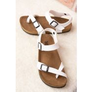 Fox Shoes H777786009 Beyaz Kadın Sandalet