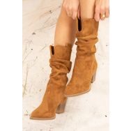 Fox Shoes J404040002 Taba Süet Kadın Bot