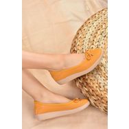 Fox Shoes K848212309 Hardal Kadın Günlük Ayakkabı