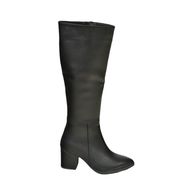 Fox Shoes L251081609 Ten Suni Deri Kalın Tabanlı Kadın Çizme