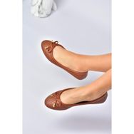 Fox Shoes M250012009 Taba Günlük Kadın Babet