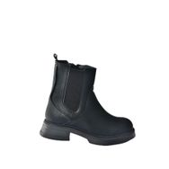 Fox Shoes N674260009 Siyah Alçak Topuklu Günlük Kadın Bot