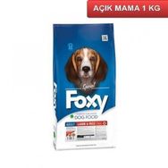 Foxy Kuzu Etli 1 kg Yetişkin Açık Köpek Maması