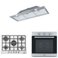 Franke FBI 931H XS ASPIRATÖR + FHNL 705 4G TC XS E OCAK + FSL 82 H XS Fırın Inox Ankastre Set